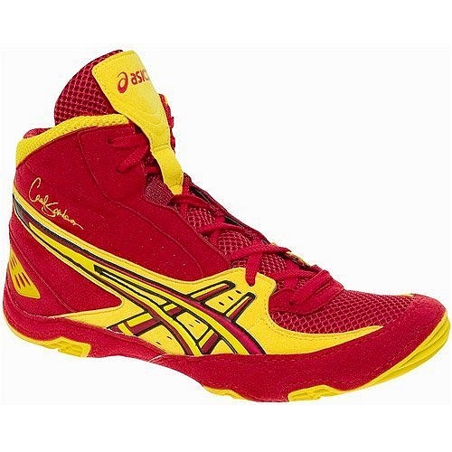Cael Sanderson 3.0 Asics Shoes In Iowa State Colors - asic shoes