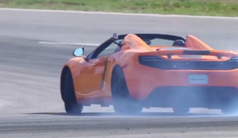 Video Chris Harris Drives McLaren 12C Spider at the Ascari Race Resort