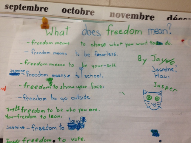 Essay on freedom what it means to me