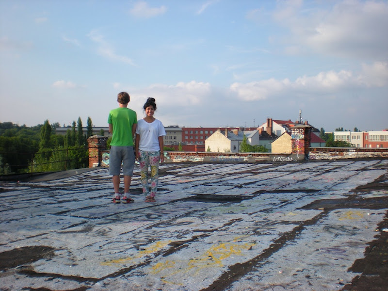 TFB Steph on Roof