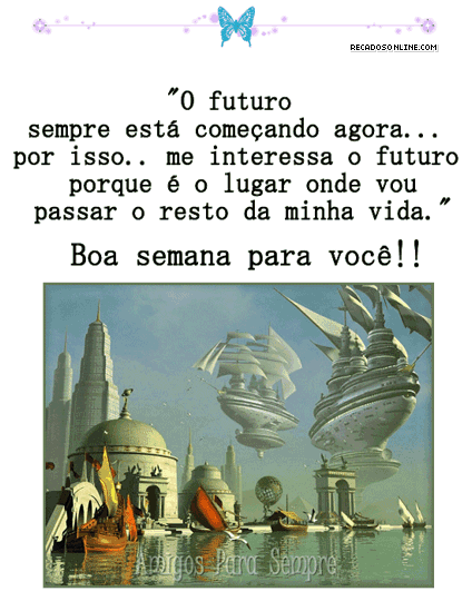 recados de Boa semana para orkut