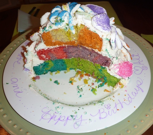 rainbow cake