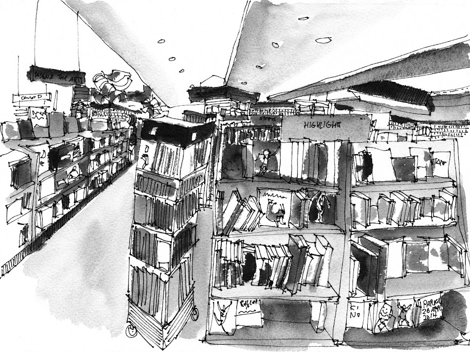 Books Kinokuniya Sketchwalk on 26 April 2014
