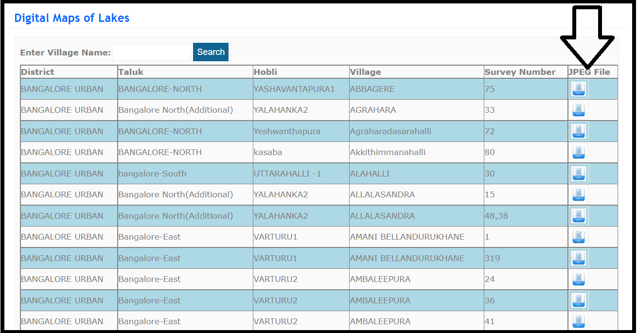 Land Maps Karnataka on Bhu Naksha file download