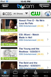 TV.com App Screenshot 01 TV.com App Screenshot 01