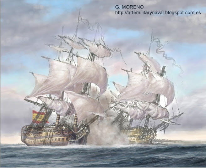 combate naval del XVIII