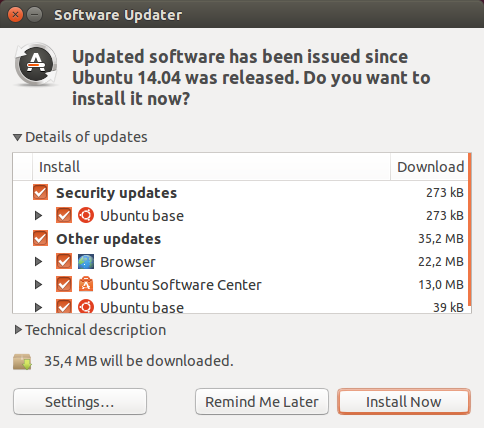 software updater 2 Hal Yang Dilakukan Setelah Install Ubuntu 14.04 LTS Trusty Tahr