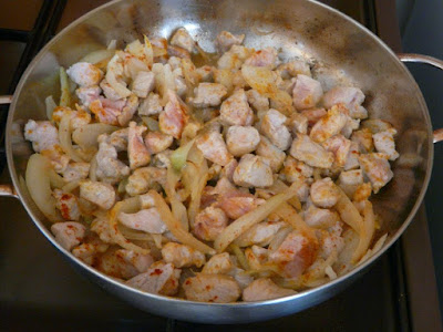 emincés de porc au lait de coco et curry cuisson