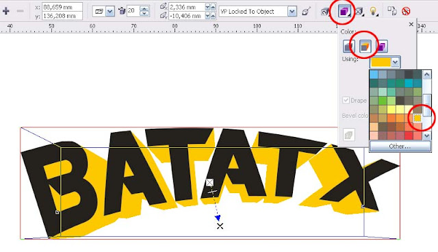 CorelTutor: Cara sederhana membuat Text 3D dengan corelDRAW X5