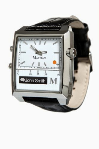  Martian Watches Passport Smart Watch (White/Silver/Black)