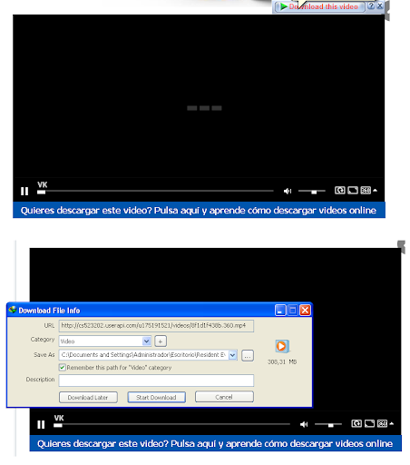 Descargar videos de vk hd en