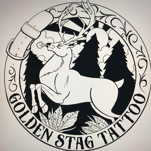Golden Stag Tattoo and Gallery logo