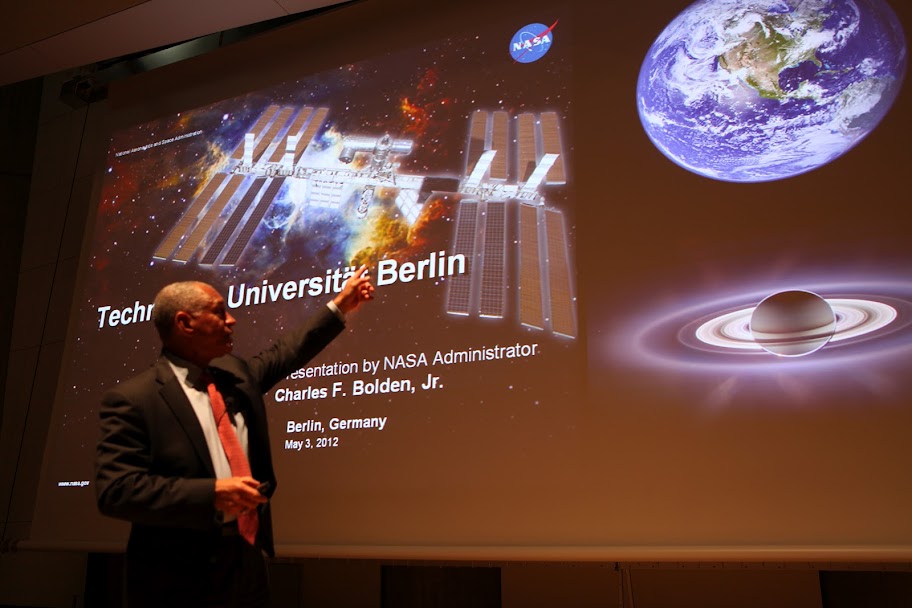 Charles F. Bolden, Jr., NASA Administrator and former Astronaut at TU Berlin