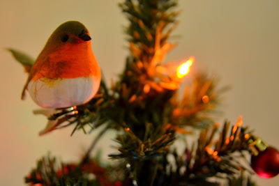 Robin Christmas ornament