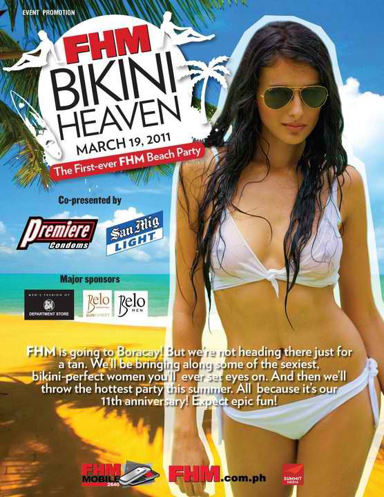 Event Geek: FHM BIKINI HEAVEN Beach Party in Boracay