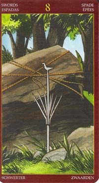 Афро-бразильское таро. Галерея. Значение карт.  Афро-бразильская магия.  43_Minor_Swords_08