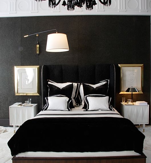 black bedroom