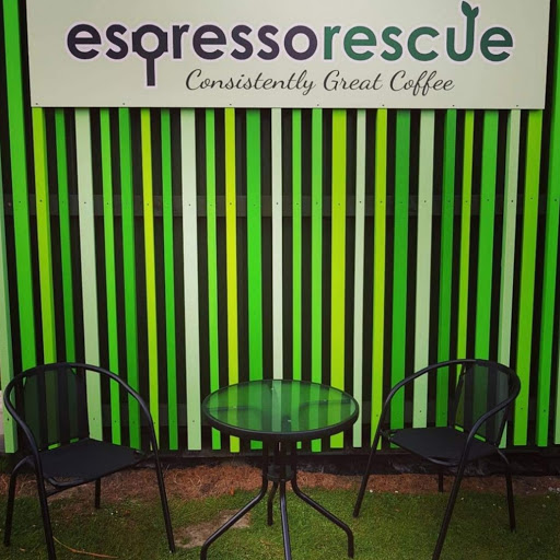 Espresso Rescue, Woburn road logo