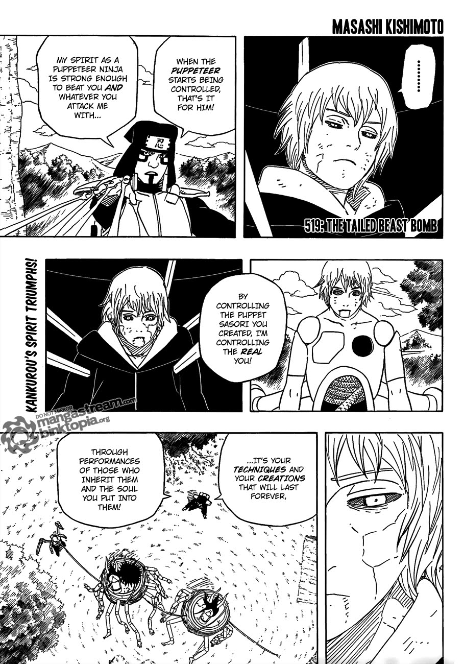 Naruto Shippuden Manga Chapter 519 - Image 01