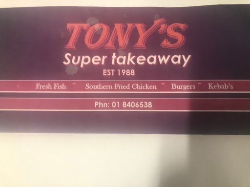 Tonys Super Take Away logo
