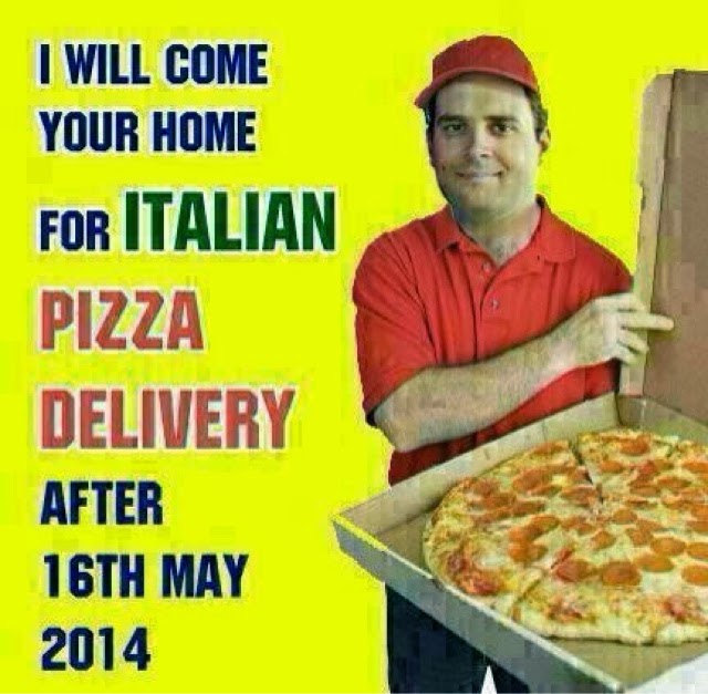 Rahul Gandhi job for next 5 year !! Italian Pizza Delivery boy !!