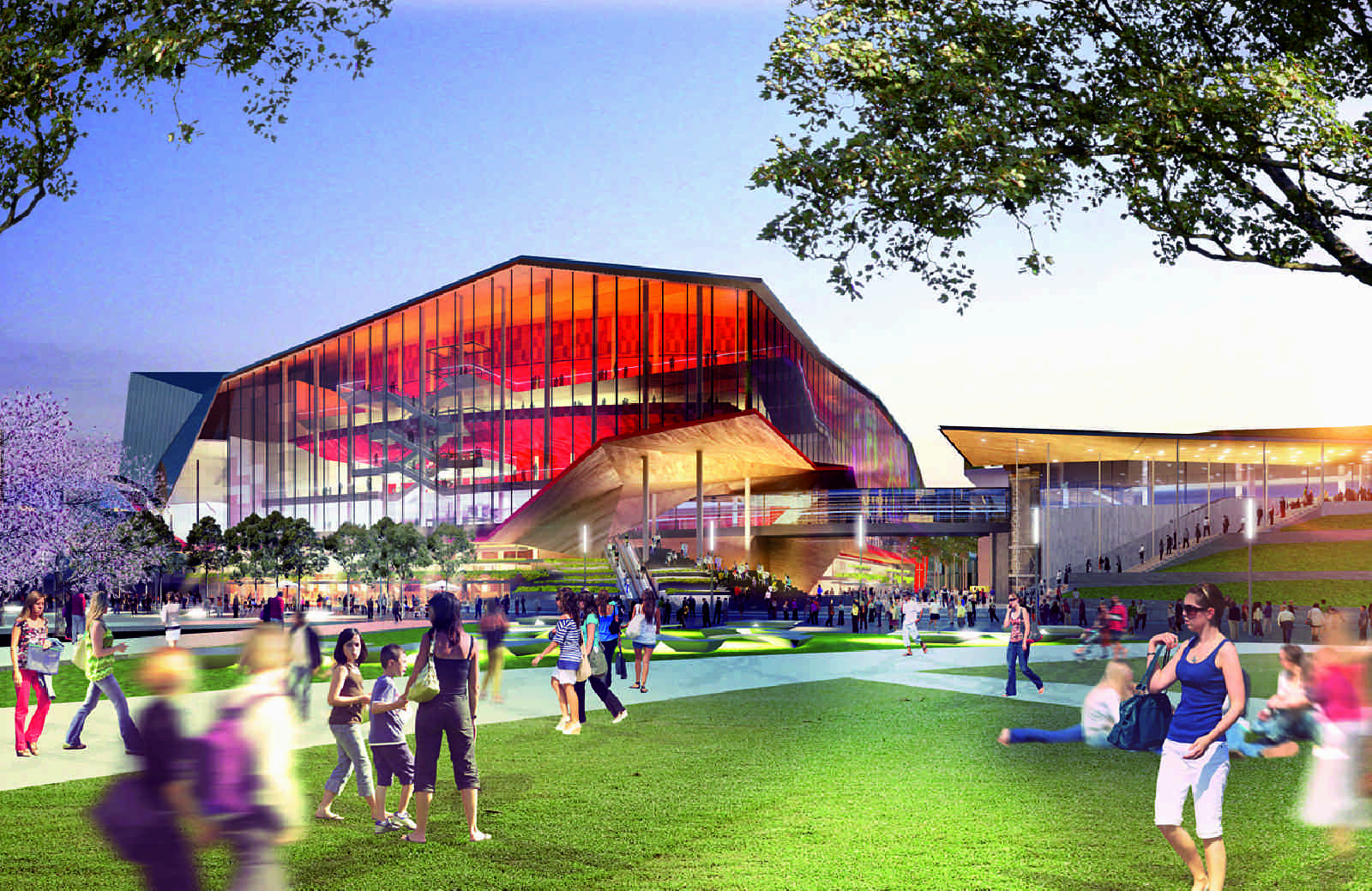 Sydney Nuovo Galles del Sud, Australia: [NEW CONVENTION, EXHIBITION AND ENTERTAINMENT PRECINCT BY HASSELL + POPULOUS]