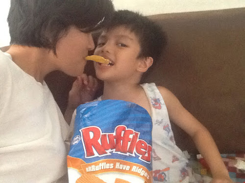 Ruffles cheddar cheese and Sour Cream