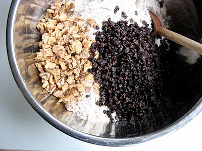 dry ingredients in a bowl 