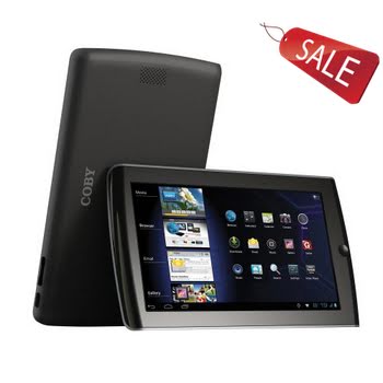 Coby Kyros 7-Inch Android 4.0 4 GB Internet Tablet 16:9 Resistive Touchscreen, Black MID7034-4