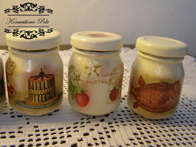 słoiki decoupage słoiki decoupage