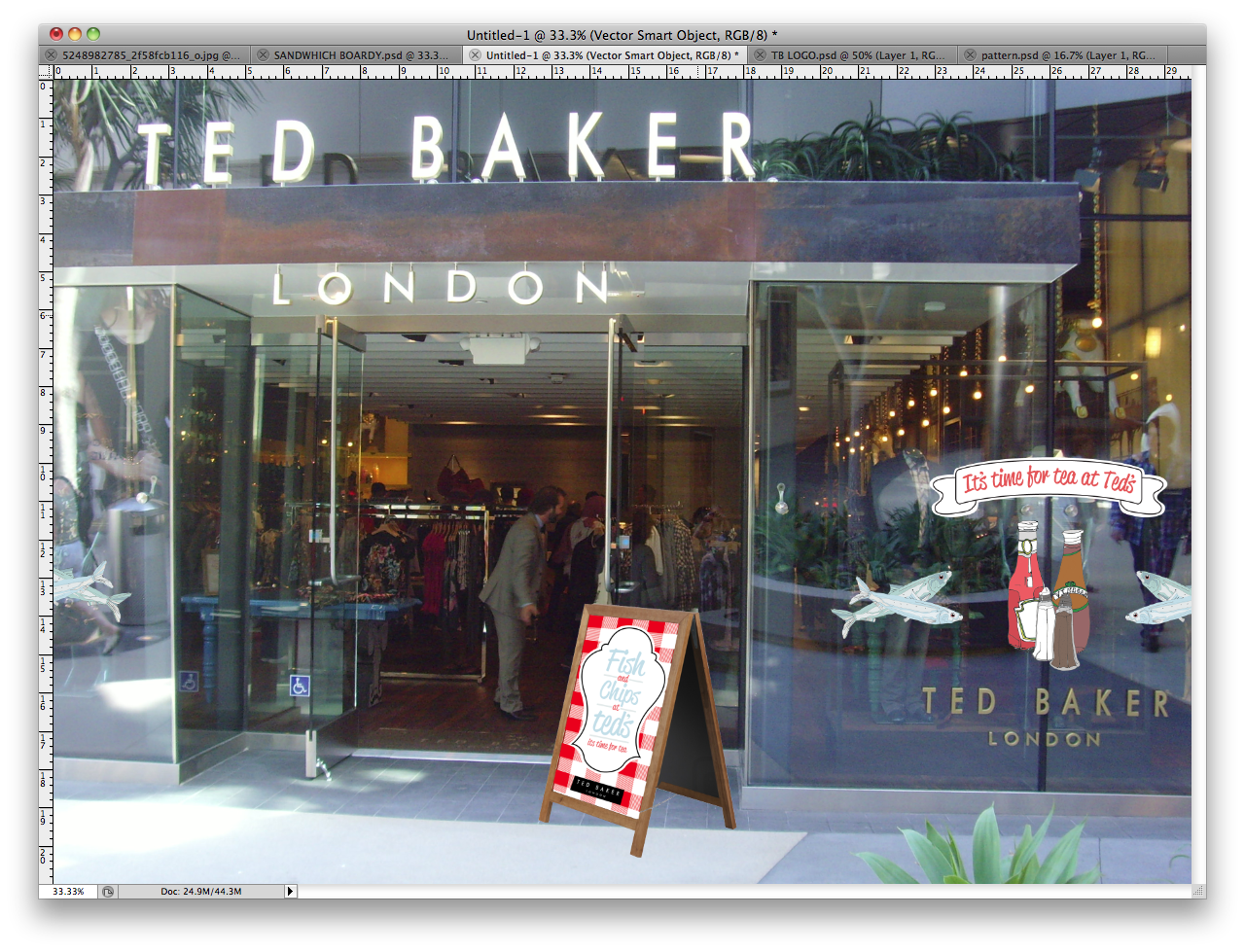 Design Practice: Re-designing the store front.