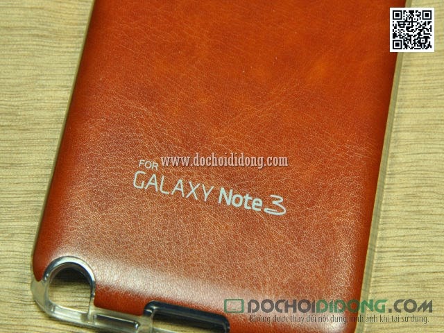 Ốp lưng Samsung Note 3 N9000 dẻo giả da 