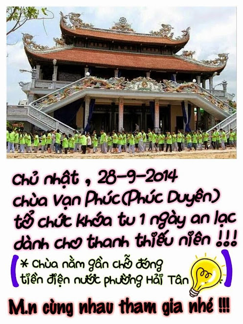Khóa tu an lạc một ngày tại chùa Vạn Phúc8