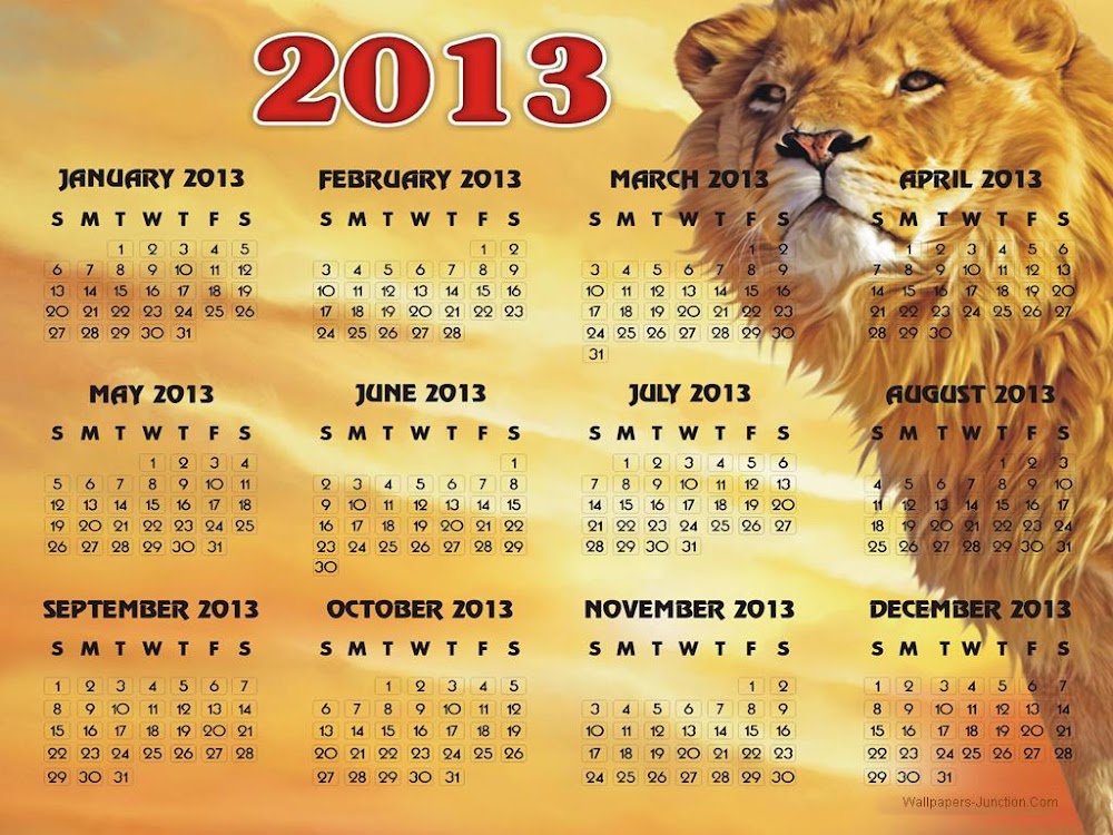 HD Wallpapers Pics: Calendar 2013 Hd Wallpapers