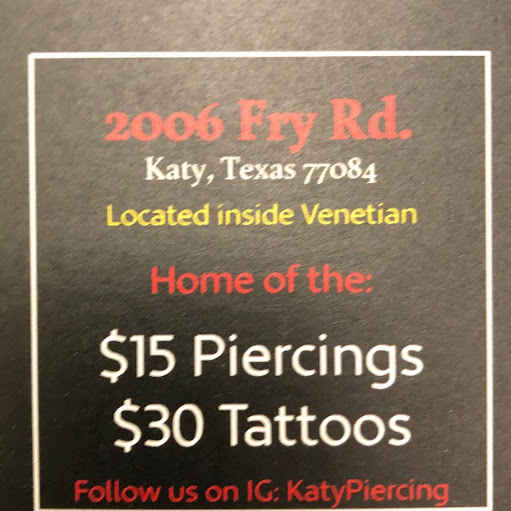 Katy Piercing and Tattoo at Venetian logo