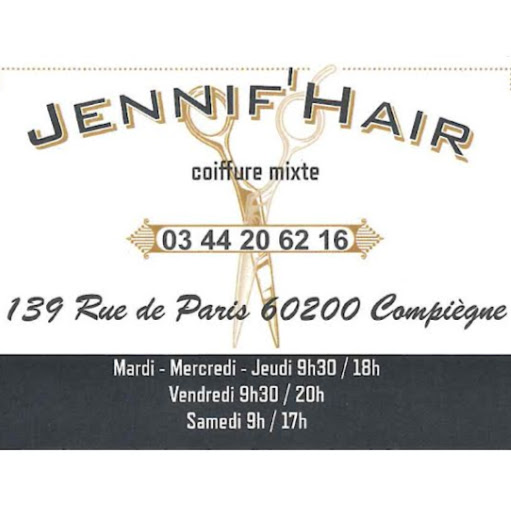 Jennif' Hair logo