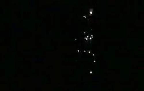 Ufo Sighting In Rochester New York On October 11Th 2013 Bright Starlike Object Under Cloud Cover And Under Plane Path