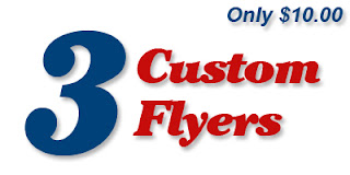 3 Custom Flyers