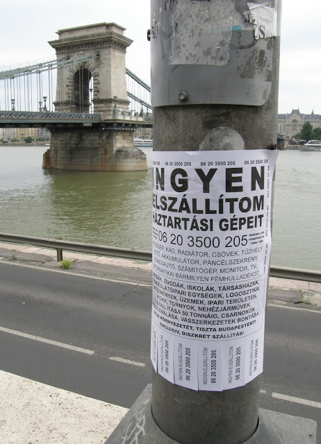 Ingyen elszállítom (gerillamarketing, illegális plakátolás) - Belváros,  Budapest