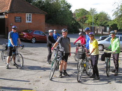 group in car park