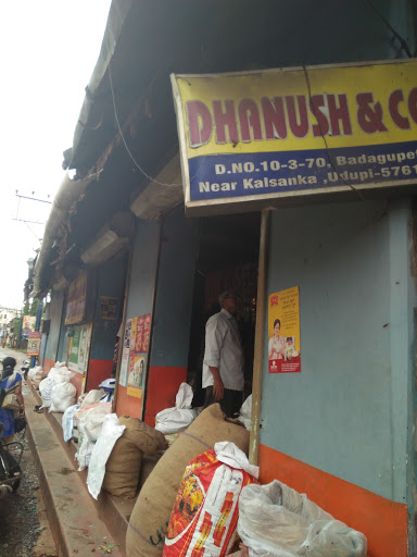 Dhanush and Co., 10-3-70,, Badagupette, Kalsanka, Udupi, Karnataka 576101, India, Wholesale_Food_Store, state KA