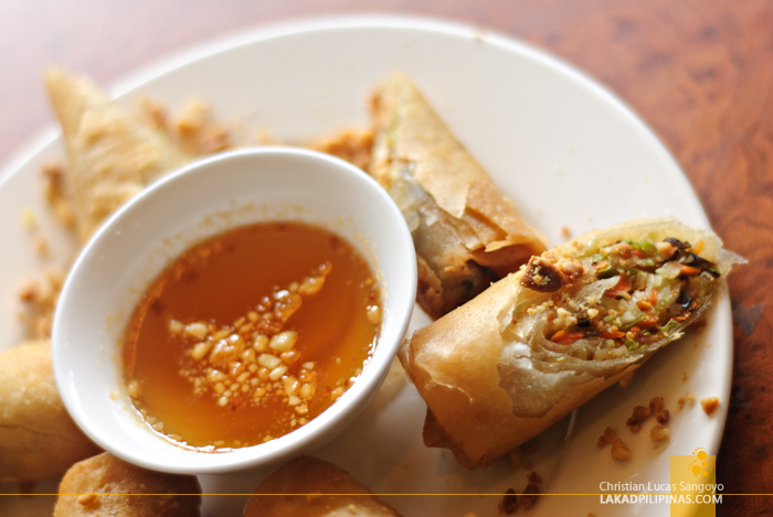 Vegetable Spring Rolls at Legazpi's 1st Colonial Grill