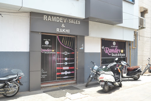 Shri Ramdev Sales & Rakhi, Bhavnagar Rd, Shri Ranchod Nagar 10, Near Panjara Pole, Opp.Jalaram Pan, Randhir Nagar, Arya Nagar, Rajkot, Gujarat 360003, India, Seasonal_Goods_Store, state GJ
