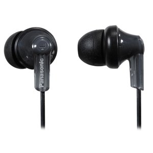 Panasonic RPHJE120K In-Ear Headphone, Black