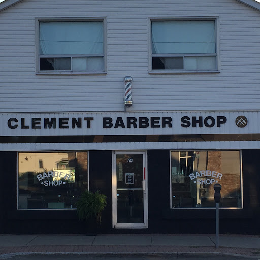 Clement Barber Shop logo