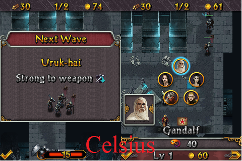 Game The Lord Of The Rings: Middle-Earth Defense [by GluMobile]