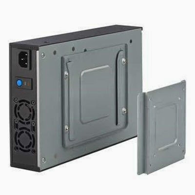  Ark Technology CI02 Black Mini-ITX Tower / Computer Case with VESA Mounting