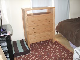 40″ x 50″ x 20″ Sumatra Vertical Dresser in Natural Oak
