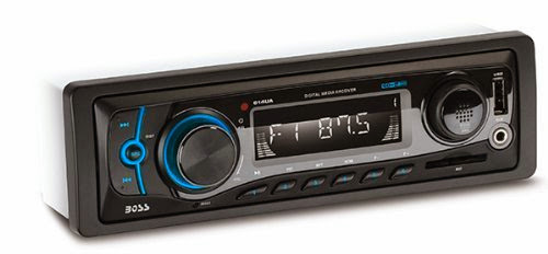  Boss Audio Systems 614UA In-Dash Single-DIN MP3 Compatible Digital Media AM/FM Receiver