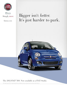 Fiat 500 - Bigger isn't better - Just harder to Park